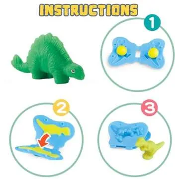 VConejo Dinosaur Shape Maker for Creative Kids 2-8 Years