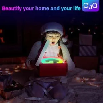 OJQ Light Up Letters - LED Music Sync Alphabet Lights