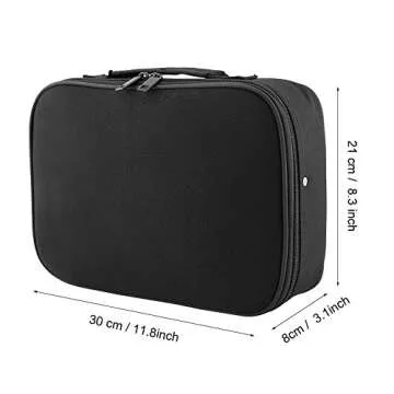 Hairdressing Tools Storage Carrying Case, Professional Multi-functional Hair Stylist Hairdresser Designer Session Bag Beauty Cosmetics Toiletry Organizer Holder Hairdressing