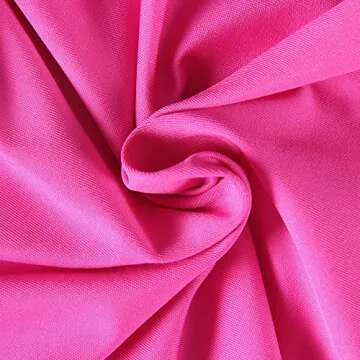 GEMBERA Women's Square Neck Sleeveless Crop Tank Top Gym Stretchy Fitted Basic Summer Wear(3792, Hot Pink S)