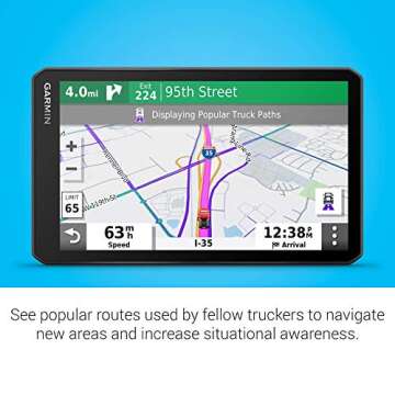 Garmin - dezl OTR700 7 inches GPS Truck Navigator - Black 010-02313-00 (Renewed)