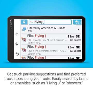 Garmin - dezl OTR700 7 inches GPS Truck Navigator - Black 010-02313-00 (Renewed)