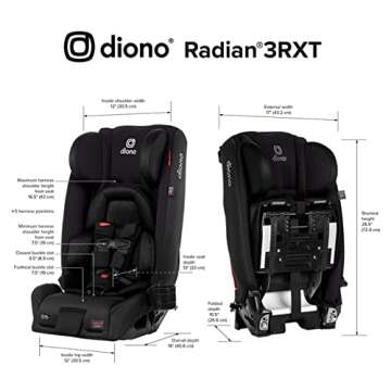 Diono Radian 3RXT Convertible Car Seat for All Ages