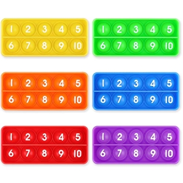 Aizweb Ten-Frame Counting Toys for Preschool and Kindergarten Math Activities