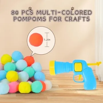 Splarwbk Cat Ball Launcher and Plush Balls for Fun