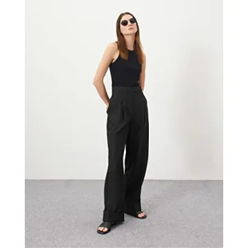 Stylish Wide Leg Trousers for Tall Women | JEAAMKSSER