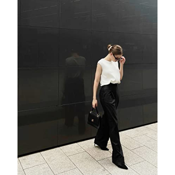 Stylish Wide Leg Trousers for Tall Women | JEAAMKSSER