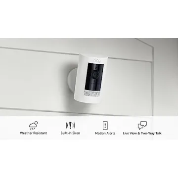 Ring Stick Up Cam Battery Outdoor Security Camera Alexa