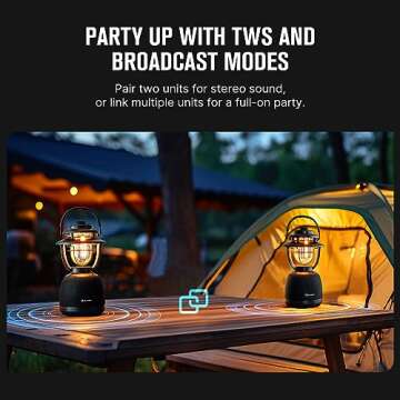 OLIGHT Olantern Music: 2-in-1 Camping Lantern & Speaker