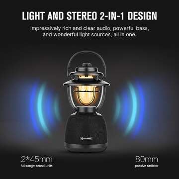OLIGHT Olantern Music: 2-in-1 Camping Lantern & Speaker