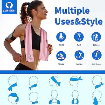 Sukeen Cooling Towel – Quick-Drying & Breathable
