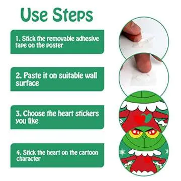 Fun Pin The Heart Christmas Game for All Ages