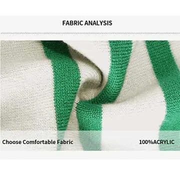 BQDCQB Striped Sweater - Stylish Comfort for Women