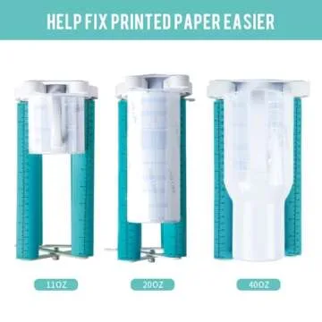 Craft Tumbler Holder with Adjustable Widths in Mint Green