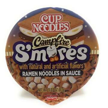 Nissin Cup Noodles Campfire S’mores Flavored Ramen - 1 cup - limited edition