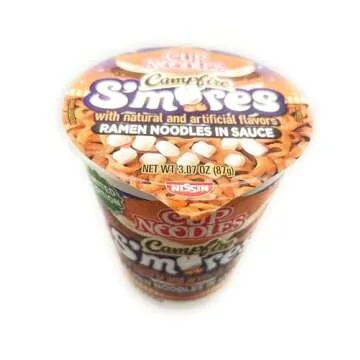 Tasty Campfire S’mores Ramen - Nissin 3.07oz Cup