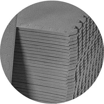 BalanceFrom EVA Foam Interlocking Exercise Mat - 144 Sq Ft