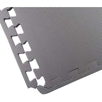 BalanceFrom EVA Foam Interlocking Exercise Mat - 144 Sq Ft