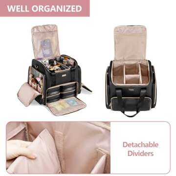 Prokva Rolling Makeup Case - Stylish & Functional Makeup Carrier