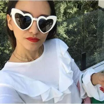 boqopod Heart Shaped Sunglasses 2-Pack Stylish Fun