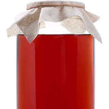 1 Gallon Glass Jar - Perfect for Kombucha and Canning