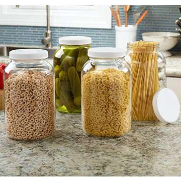 1 Gallon Glass Jar - Perfect for Kombucha and Canning