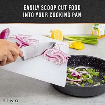 BINO 3-Piece Durable Cutting Board Set - Dishwasher Safe