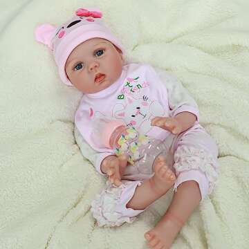 Kaydora 22 Inch Realistic Reborn Baby Girl Doll Gift