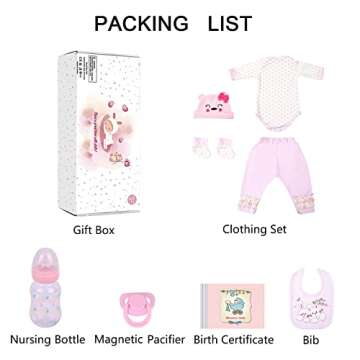 Kaydora 22 Inch Realistic Reborn Baby Girl Doll Gift