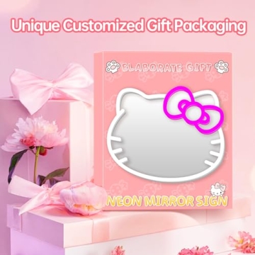 Hello Kitty Neon Signs & Mirror for Wall Decor