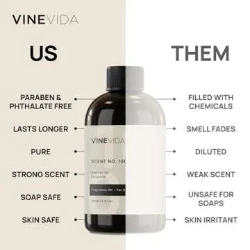 VINEVIDA Warm Vanilla Sugar Fragrance Oil for Candle Making