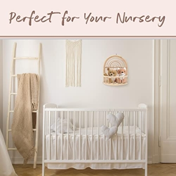 Birdie Designs Rattan Shelf - Stylish Wall Decor Accessory