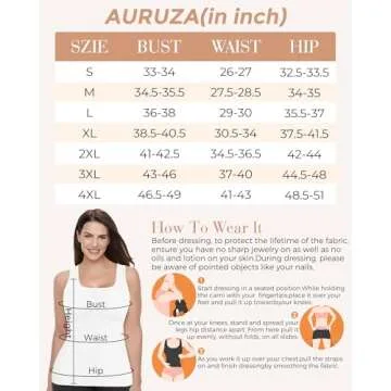 AURUZA 2PCS Women's Shapewear Tummy Control U Neck Camisole Tops for Women Seamless Compression Tank Top Regular Plus Size, XL, Black+White