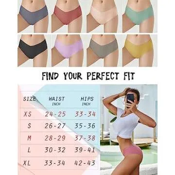 ROSYCORAL Women’s Seamless Bikini Panties - Comfort Fit Hipsters