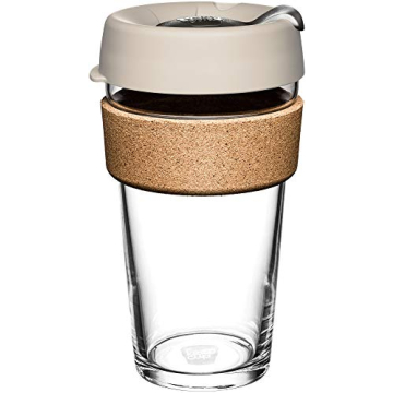 KeepCup Brew Cork Reusable Glass Coffee Cup 16oz