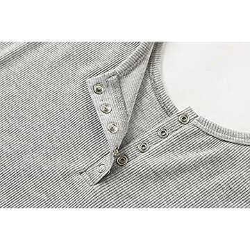 Scoop Neck Button Down Tank Tops - Stylish Summer Top