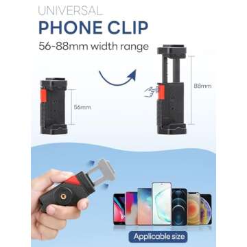 USKEYVISION Smartphone Vlogging Kit for iPhone 16/15/14 Mini/Pro/Max, Android Smartphone Content Cre...