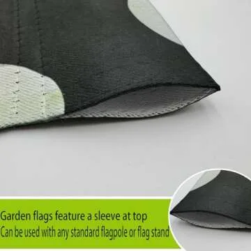 St Patricks Day Shamrock Garden Flags 12x18 Inch -Double Sided Heavy Duty Small Shamrock Yard Flags UV protection Fade Resistant for Holiday Decoration Outdoor