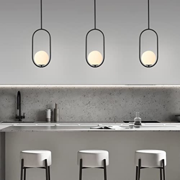 SeeU Modern Black Pendant Light for Stylish Interiors