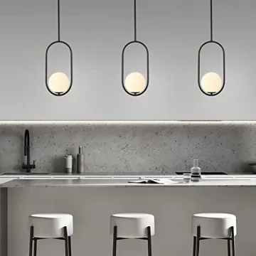 SeeU Modern Black Pendant Light for Stylish Interiors