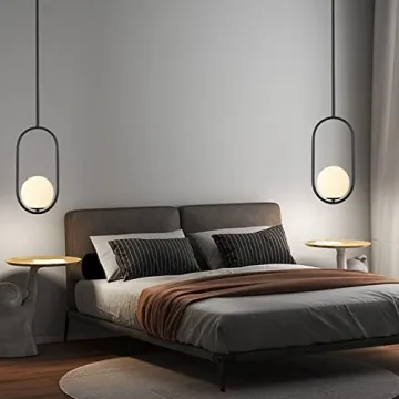 SeeU Modern Black Pendant Light for Stylish Interiors