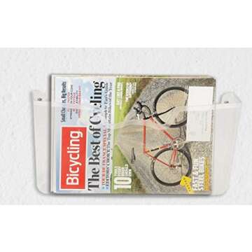 Clear Wall Mount File Organizer for Home or Office
