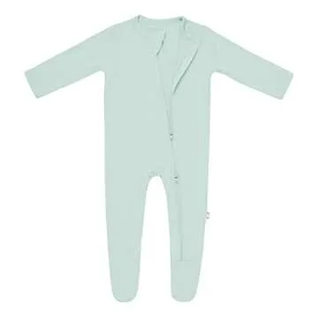 KYTE BABY Unisex Zipper Footies in Soft Bamboo Fabric