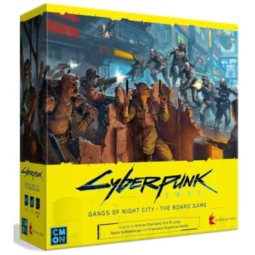 CMON Cyberpunk 2077: Gangs of Night City Board Game - Conquer Night City in This Immersive Sci-Fi St...