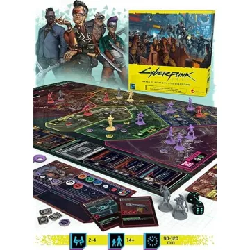 CMON Cyberpunk 2077 Board Game - Dominate Night City
