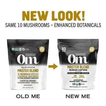Om Mushroom Master Blend with Reishi & Lion’s Mane Powder
