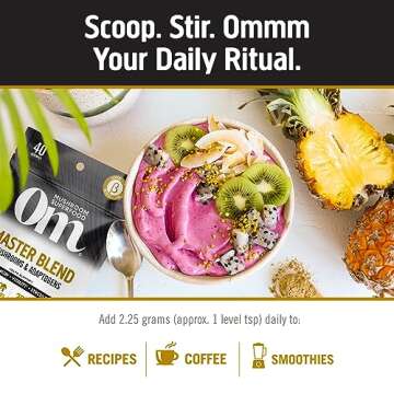 Om Mushroom Master Blend with Reishi & Lion’s Mane Powder