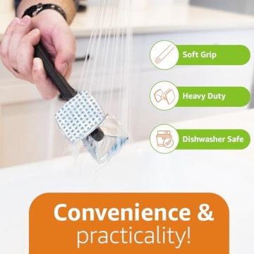 Heavy Duty Spring Chef Meat Mallet - Tenderize Meat Like a Pro