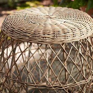 Bar Harbor Garden Stool - Versatile & Durable Outdoor Accent