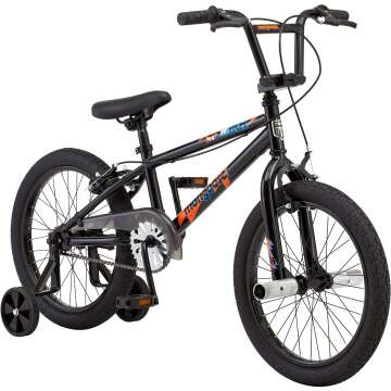 Mongoose Switch and Stun Kids BMX Bike for ages 5-8, 18-Inch Wheels